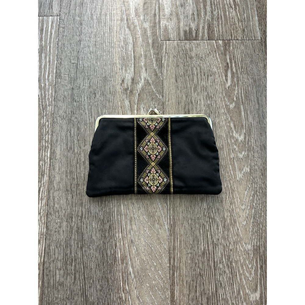 Vintage Velvet Kiss Lock Floral Coin Purse Whimsigoth Fairy